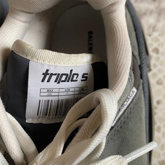 Balenciaga Triple S Multi Panel Sneakers - Picture 2 of 6